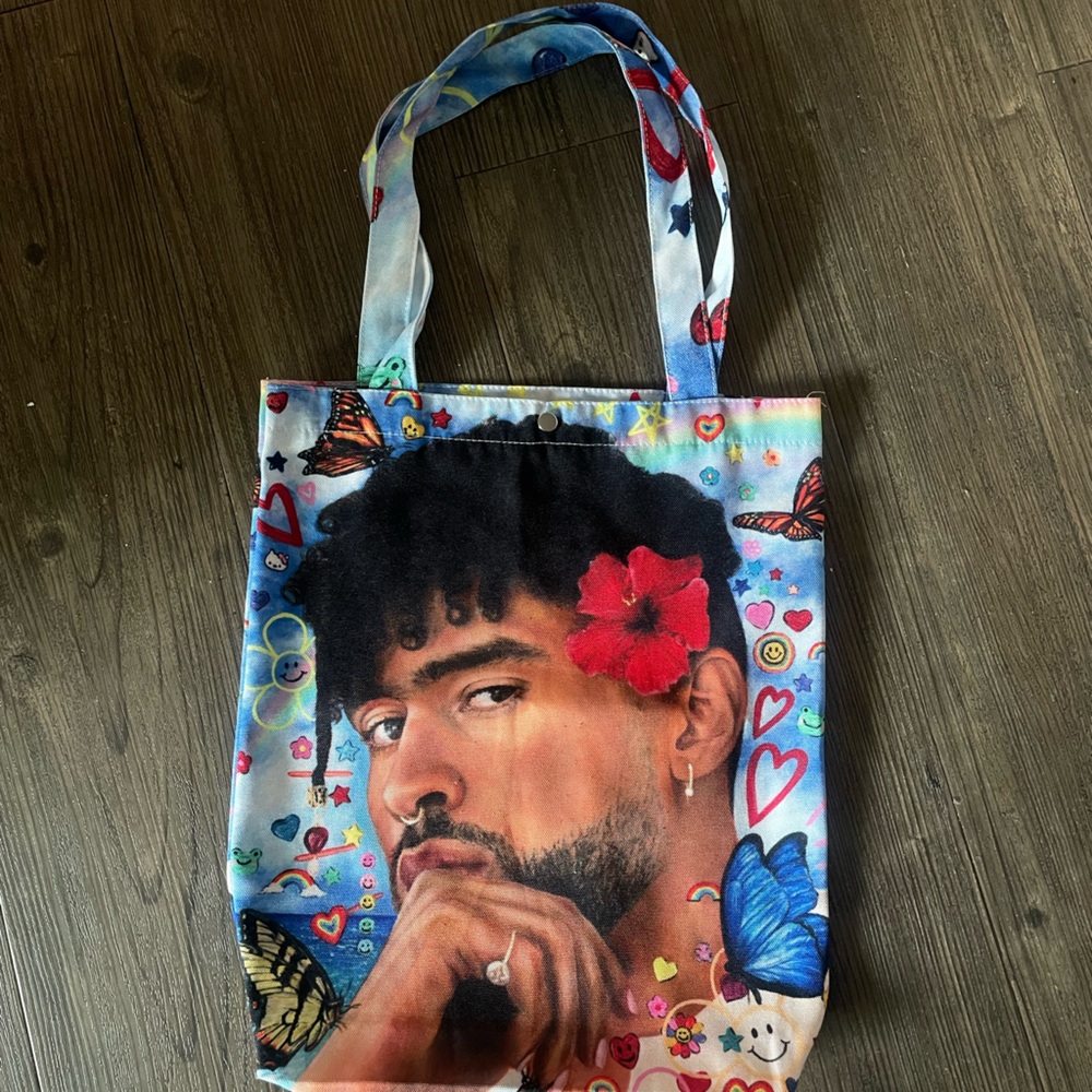 Bad Bunny Tote Bag - Art By jenavieve louie